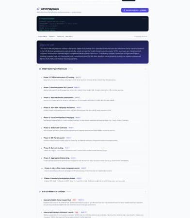 Urchin platform GTM playbook — first 90 days action plan, channel and distribution strategy, content strategy